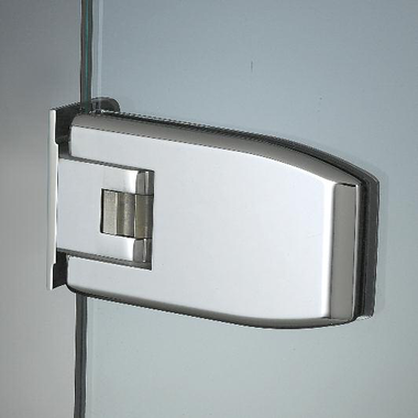Scharnier serie 600 zijregeling voor glas 8/12mm