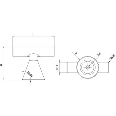 Bouton DELTA