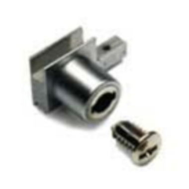 Serrure secura.8mm dif.ferm.chrome  