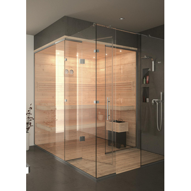 Verstelbare laterale scharnier wand/glas, voor 6/8 mm glas, B50 H80
