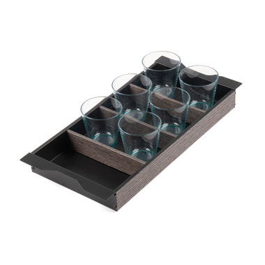 Filo glazenhouder box zwart