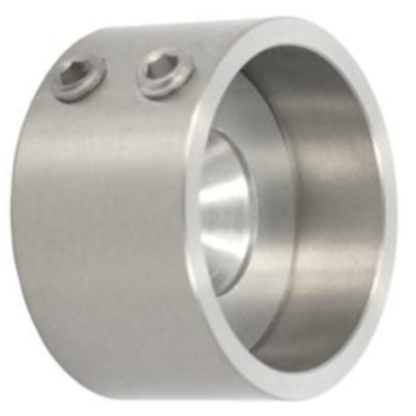 Support tube de penderie inox d.25mm démontable