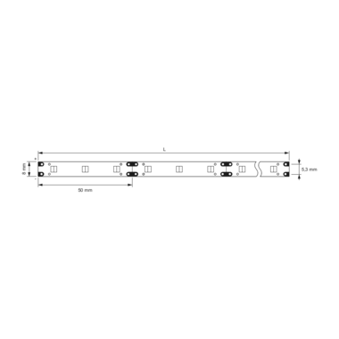 Ledstrip Emotion 12V 8mm