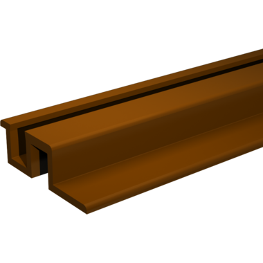 Pico PVC opschroefrail voor boven- en ondergeleiding
