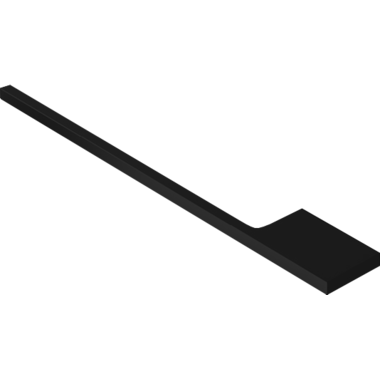 Handdoekdrager 7348  zwart 1-arm l350mm vierkant