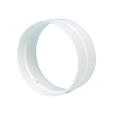 Verbinding ronde buis wit