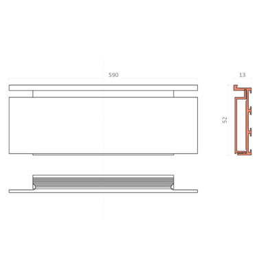 Aansluitplint XP50 voor X40/45 deursysteem