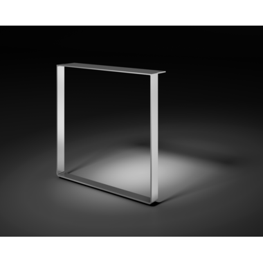 Pied U table fixe à hauteur du plan de travail