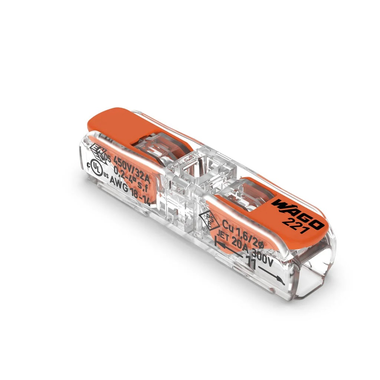 Wago doorvoerconnector 1x max 4mm² (60st) verpakking 60 stuks