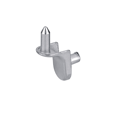 Taquets d'étagère Sekura 6, ø 5 mm, Zamak nickelée