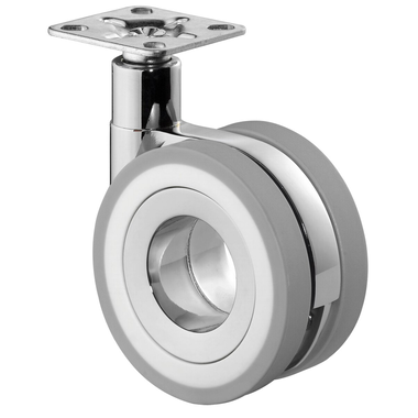 Roulette pivotante 50kg roulette design double