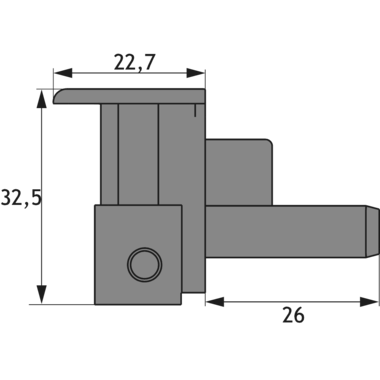 FurnSpin Cadro verbindingshoek horizontaal en verticaal