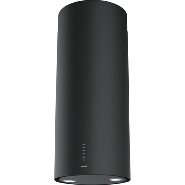 Tube Plus - Hotte îlot recyclage / 900 mm / noir mat
