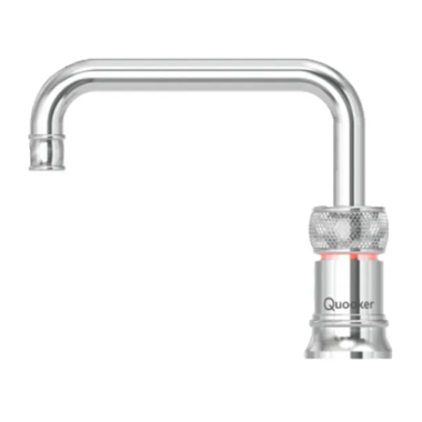 Quooker classic nordic square chroom koud, warm en kokend-water-kraan