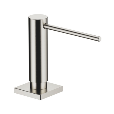 Distributeur avec rosace carré platina mat 
