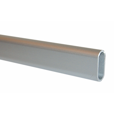 Tubes de penderies ovale 30x14 alu mat  