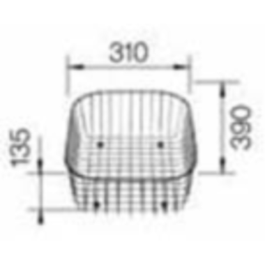 Panier plus/median inox  