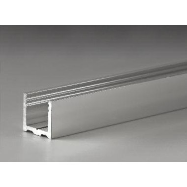Zijprofiel voor vast glas l 3000mm alu