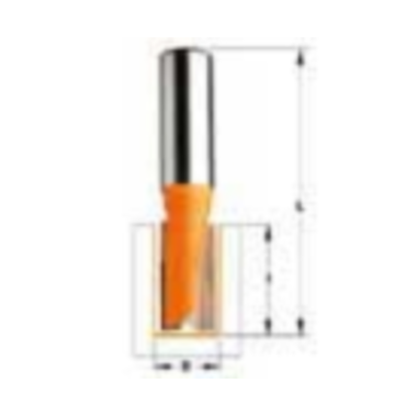 Rechte frees d=25 mm i=20 l=50 hw