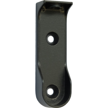 Support tube oval noir  