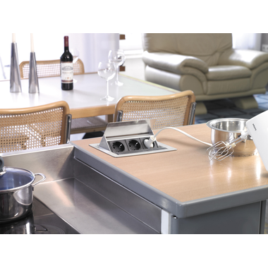 EVOline Flip Top Push S stopcontact