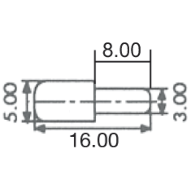 Taquet Duplo 3/5mm