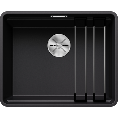 Blanco spoeltafel Etagon 500-F zwart manueel