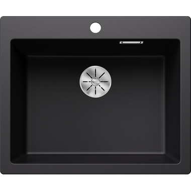 Blanco spoeltafel Pleon 6 silg zwart manueel