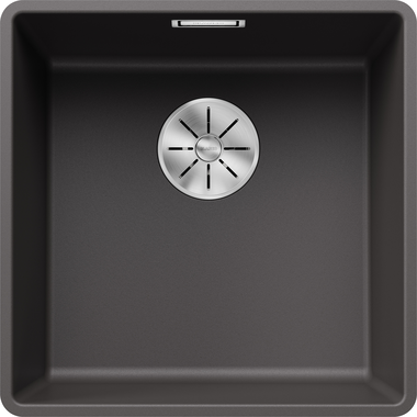 Blanco Subline 400-F rock grey manuele bediening