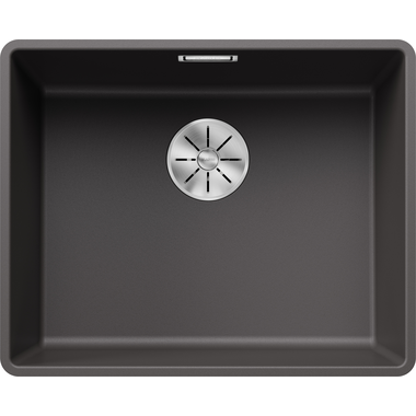 Blanco Subline 500-F rock grey manuele bediening