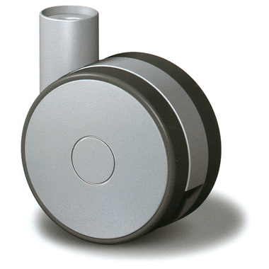 Roulettes doubles speedy 60mm (sans plaque)