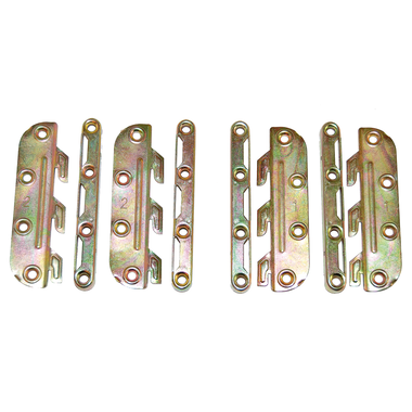 Ferrure de lit 271.03 zingué, hauteur 130mm