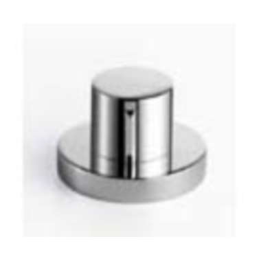 Commande de vidage manuelle ronde  chrome