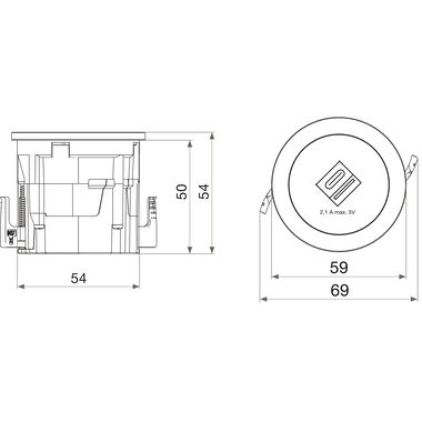 Evoline One USB charger