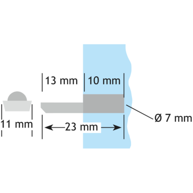 Support 953 diamètre 7mm