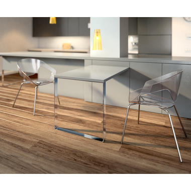 Pied U table fixe