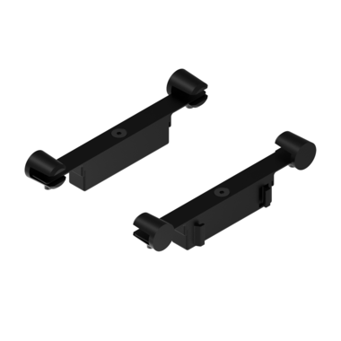 Structura glasbodemdrager zwart 10kg/paar