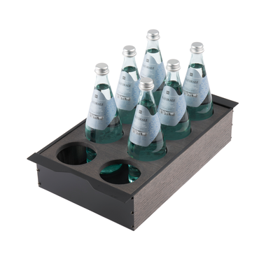 Filo flessenhouder box zwart