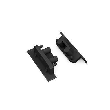 Eindkap led profiel GROOVE10 met gaatje (per paar)