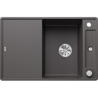 Blanco Axia III 45 S-F rock grey automatische bediening