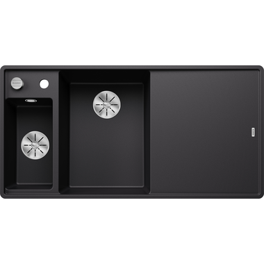 Axia III 6S-F zwart auto bak links + snijpl glas