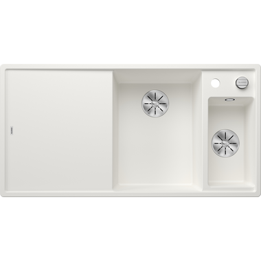 Blanco Axia III 6 S rechts wit automatische bediening