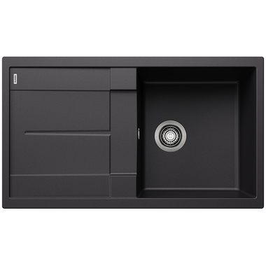 Blanco spoeltafel Metra 5 S zwart manueel