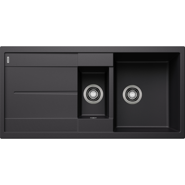 Blanco spoeltafel Metra 6 S zwart manueel