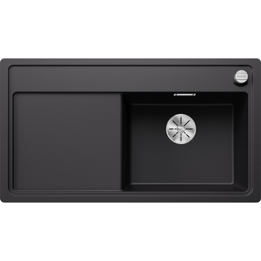 Blanco Zenar 5 S-F rechts zwart automatische bediening