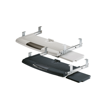 Tirette à clavier avec tapis de souris