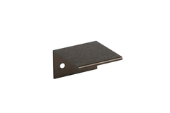 Poignée d'angle EA24 L40 alu bronze foncé brossé 