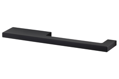 Greep drimo 160mm aluminium / zwart asymmetrisch