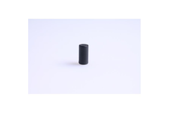 Bouton cylindre piccolo laiton /noir mat 10x20mm 