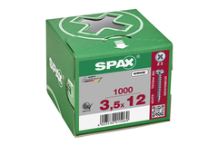 Houtschroef SPAX-S Pozidrive pankop 3.5 x 12